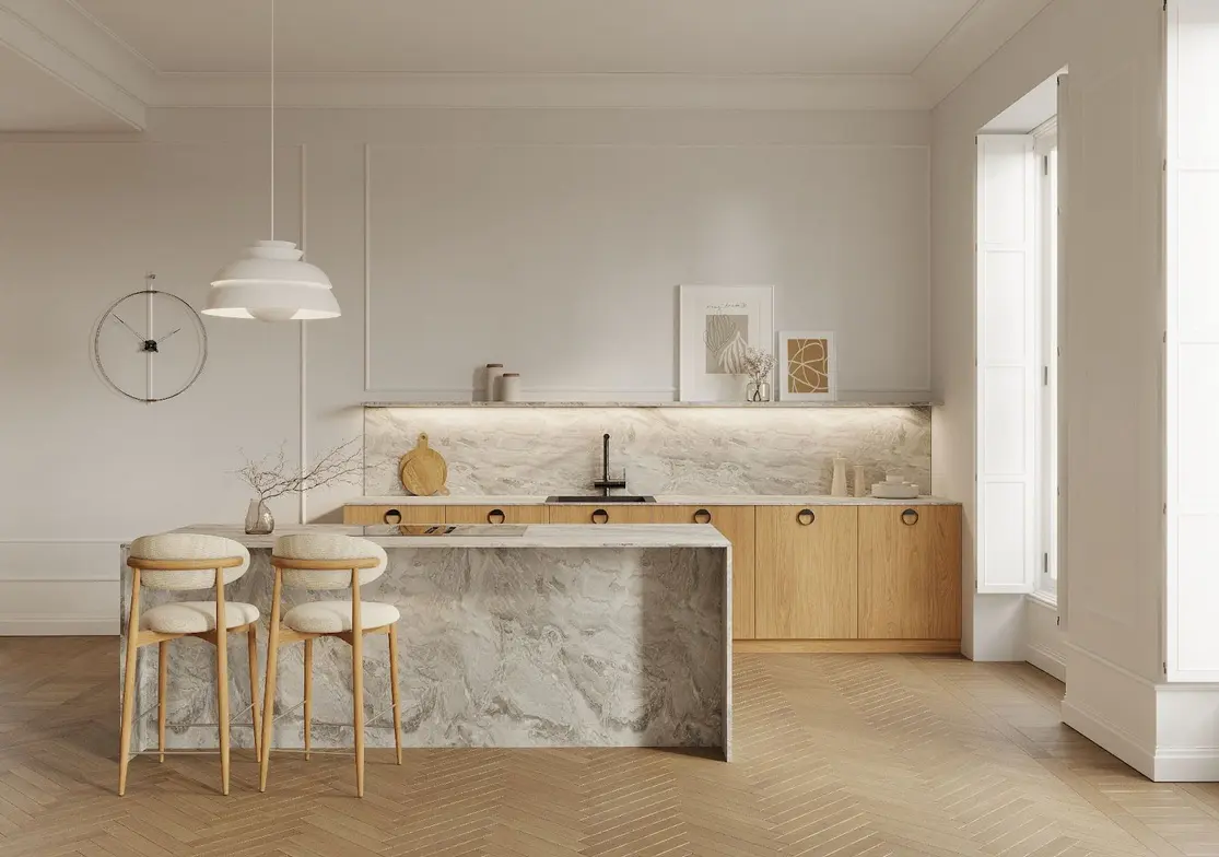 Projekt kuchni vs wizualizacja AI